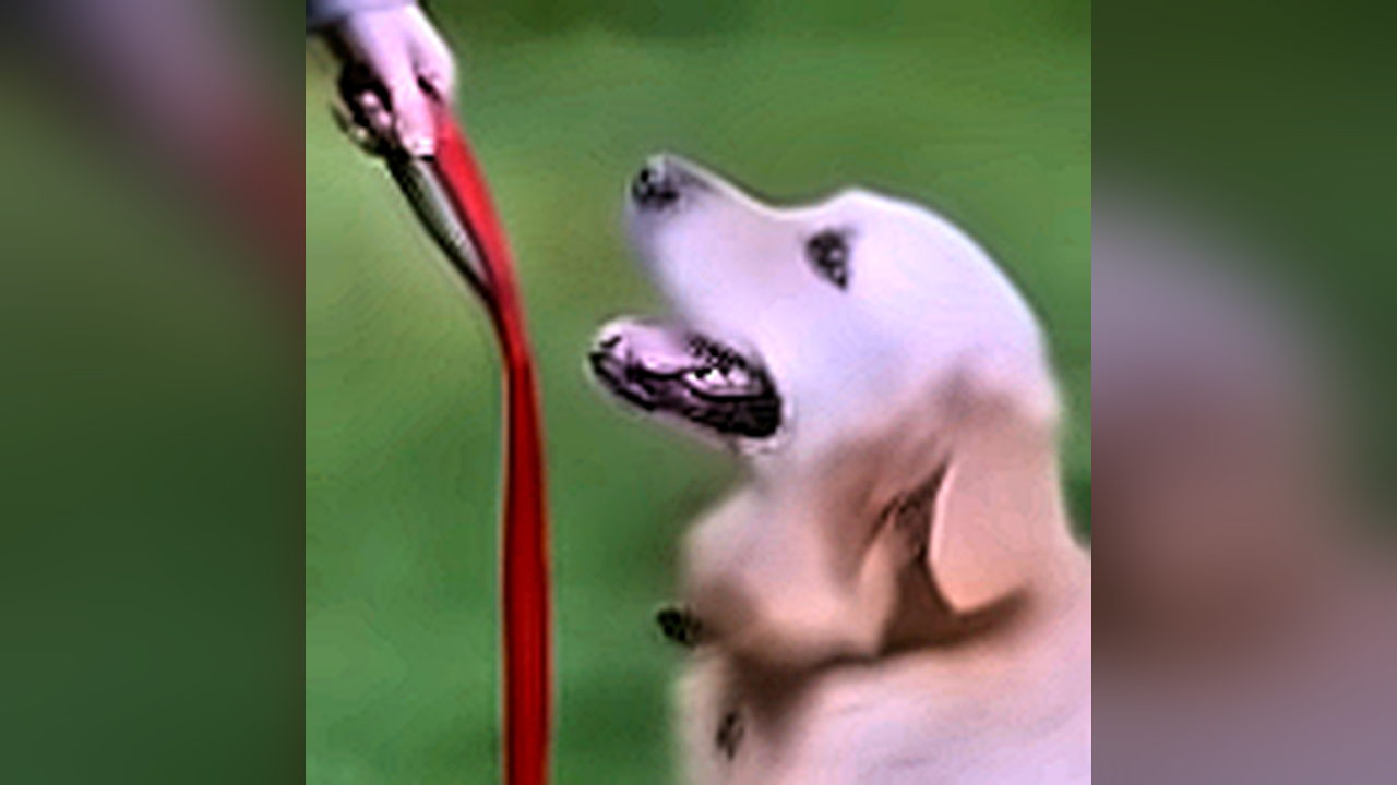 Dog sitting and focusing during obedience training at DogNest
